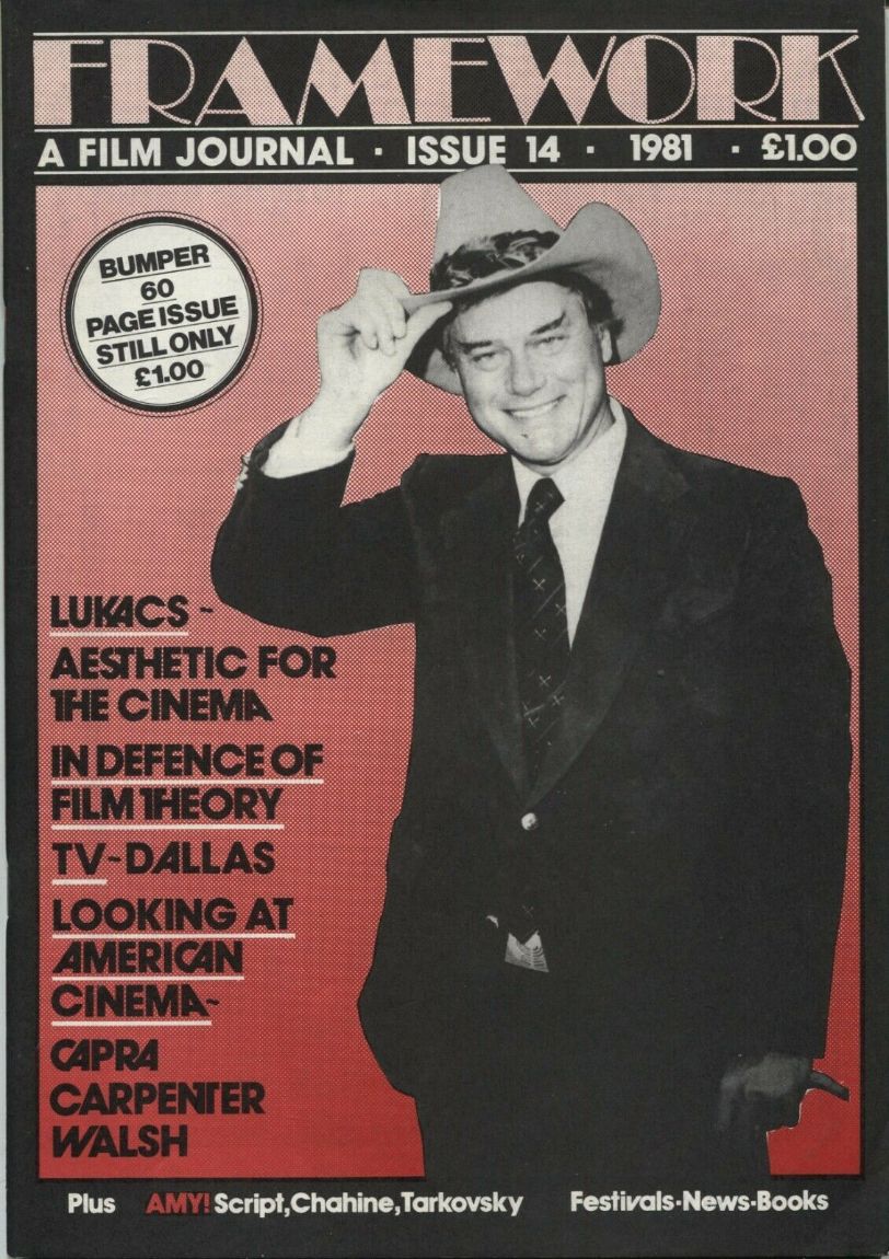 FRAMEWORK magazine side cover Issue 14 Spring 1981