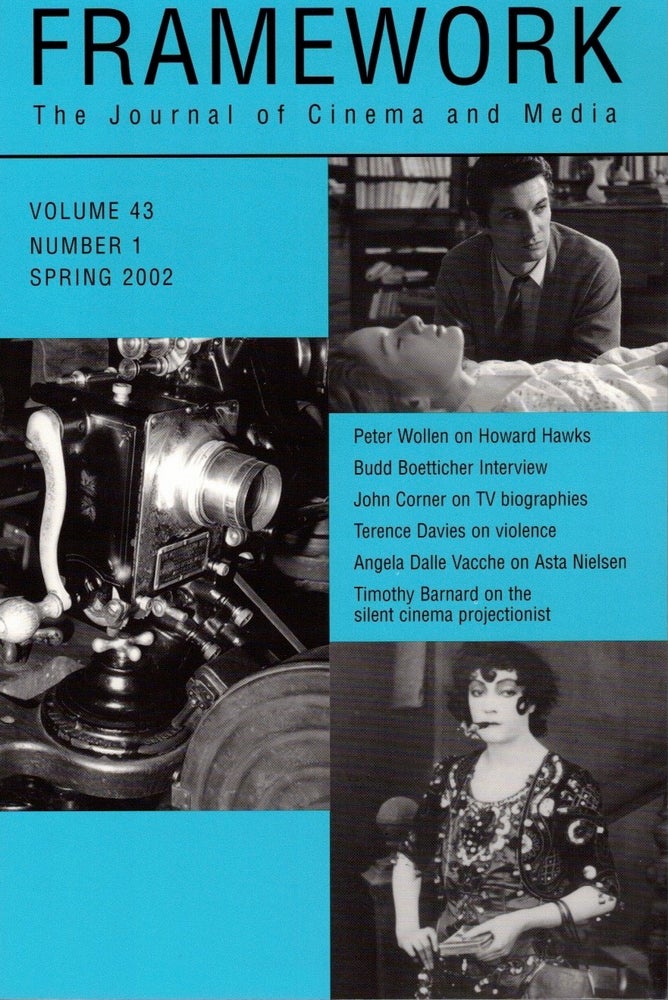 FRAMEWORK (USA) magazine side cover Spring 2002
