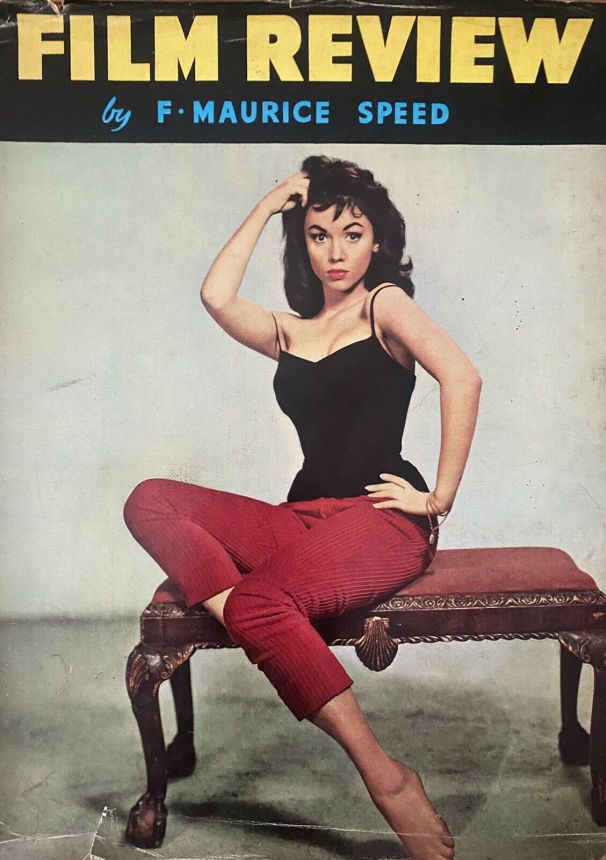 FILM REVIEW ANNUAL magazine side cover   1958