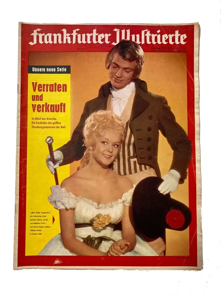 FRANKFURTER ILLUSTRIERTE magazine side cover Issue 6 6 February 1960