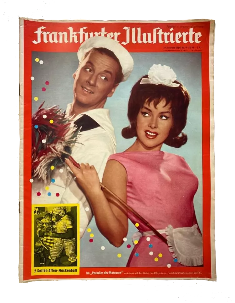 FRANKFURTER ILLUSTRIERTE magazine side cover 27 February 1960