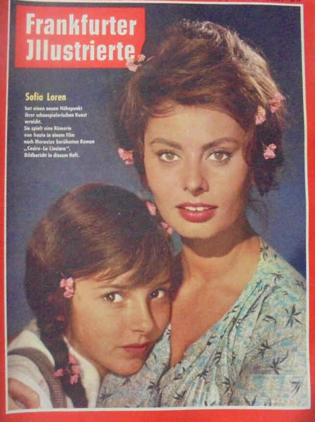 FRANKFURTER ILLUSTRIERTE magazine side cover Issue 12   1961