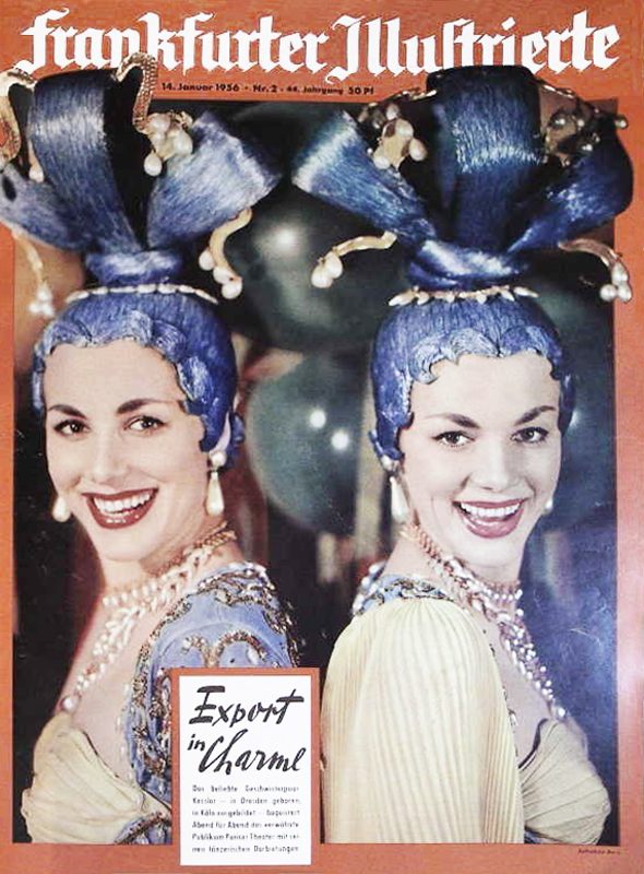 FRANKFURTER ILLUSTRIERTE magazine side cover Issue 2 14 January 1956