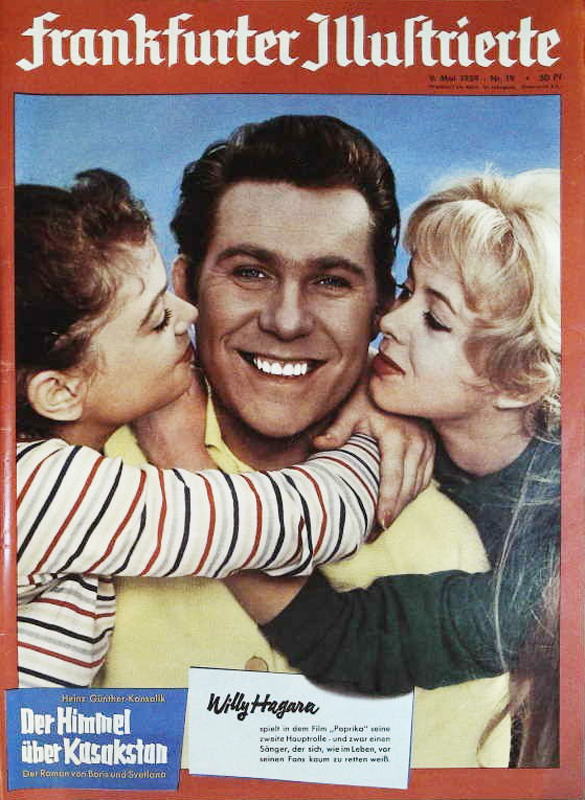 FRANKFURTER ILLUSTRIERTE magazine side cover Issue 19 9 May 1959
