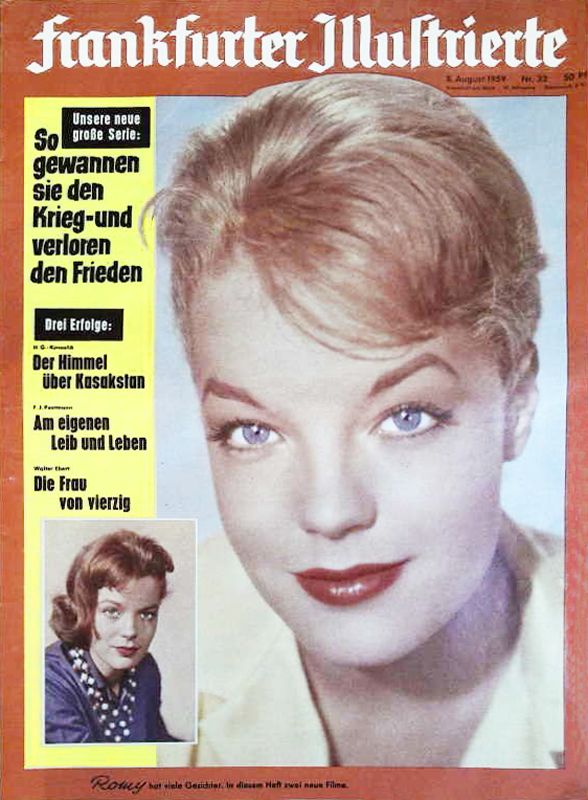 FRANKFURTER ILLUSTRIERTE magazine side cover Issue 32 8 August 1959