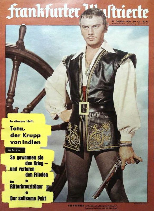 FRANKFURTER ILLUSTRIERTE magazine side cover Issue 42 17 October 1959
