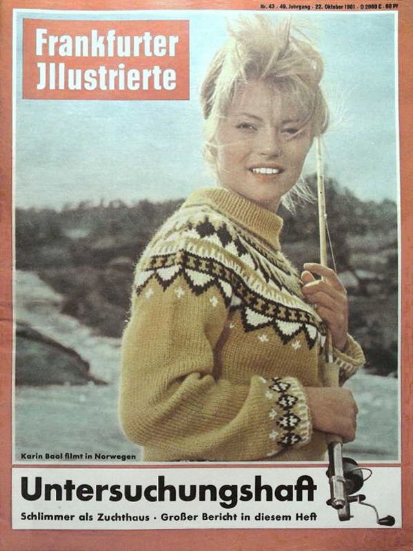 FRANKFURTER ILLUSTRIERTE magazine side cover Issue 43 22 October 1961