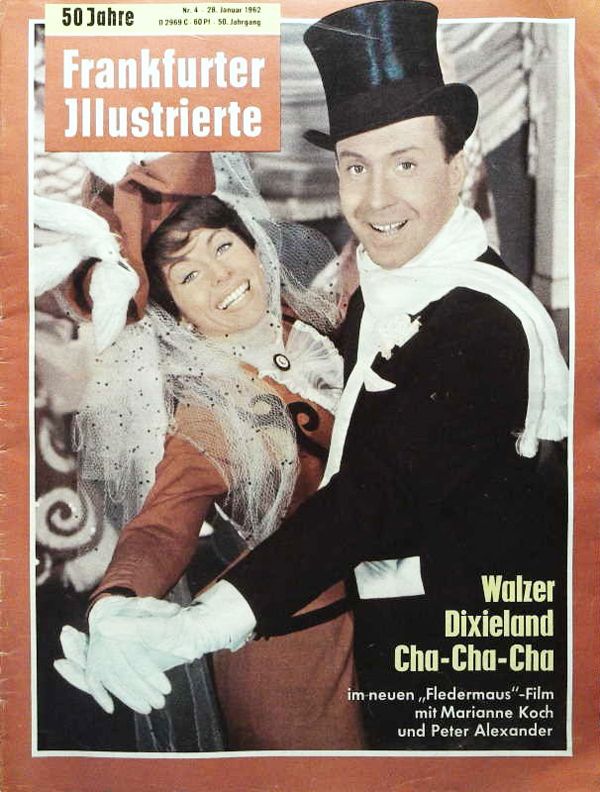 FRANKFURTER ILLUSTRIERTE magazine side cover Issue 4 28 January 1962