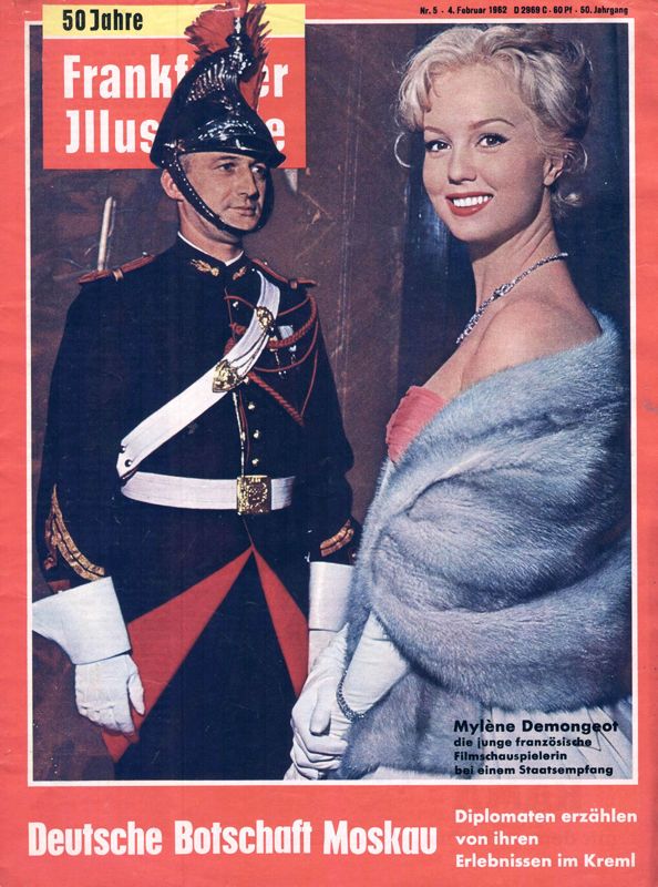 FRANKFURTER ILLUSTRIERTE magazine side cover Issue 5 4 February 1962
