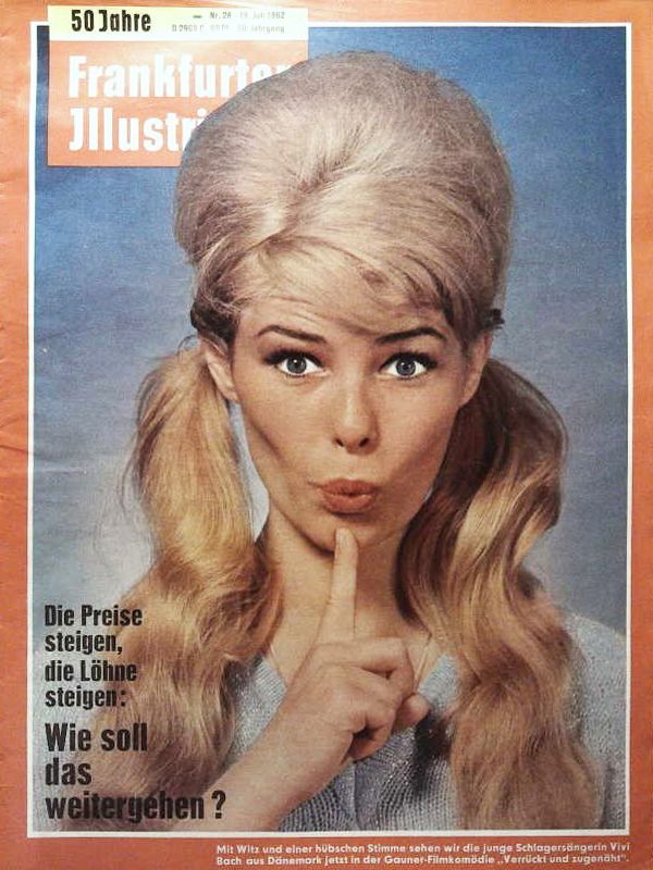 FRANKFURTER ILLUSTRIERTE magazine side cover Issue 28 15 July 1962
