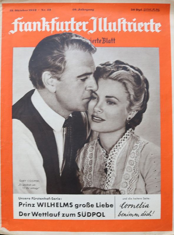 FRANKFURTER ILLUSTRIERTE magazine cover Issue 42 19 October 1952