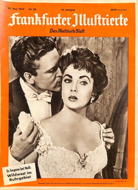 FRANKFURTER ILLUSTRIERTE magazine cover Issue 22 29 May 1954