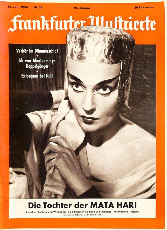 FRANKFURTER ILLUSTRIERTE magazine side cover Issue 24 12 June 1954