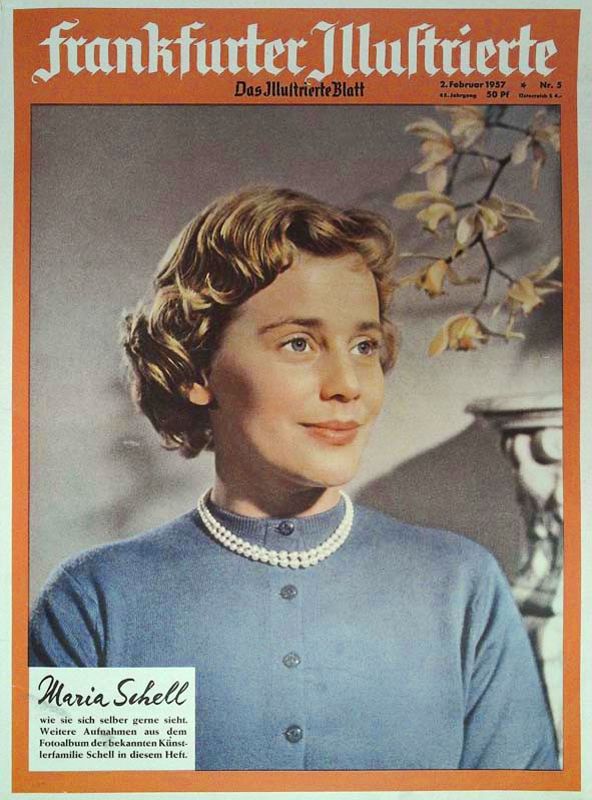 FRANKFURTER ILLUSTRIERTE magazine side cover Issue 5 2 February 1957