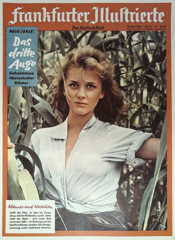 FRANKFURTER ILLUSTRIERTE magazine side cover Issue 21 25 May 1957