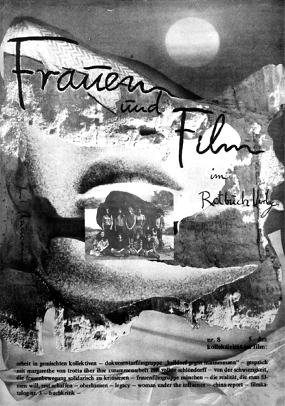 FRAUEN UND FILM magazine side cover Issue 8 June 1976