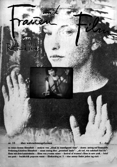 FRAUEN UND FILM magazine side cover Issue 10 December 1976