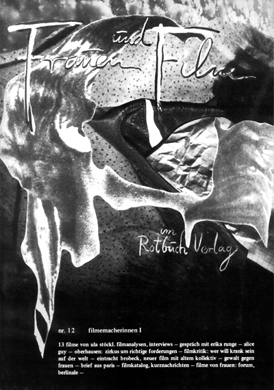 FRAUEN UND FILM magazine side cover Issue 12 June 1977