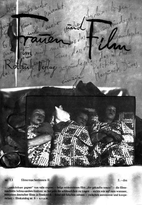 FRAUEN UND FILM magazine side cover Issue 13 October 1977