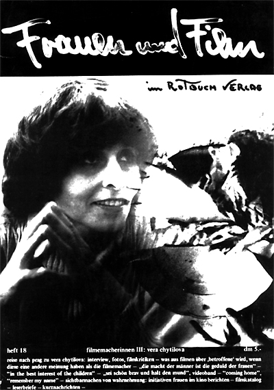 FRAUEN UND FILM magazine side cover Issue 18 December 1978