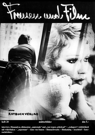 FRAUEN UND FILM magazine side cover Issue 20 May 1979
