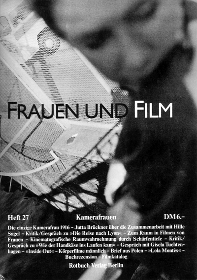 FRAUEN UND FILM magazine side cover Issue 27 February 1981