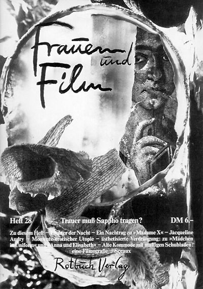 FRAUEN UND FILM magazine side cover Issue 28 June 1981