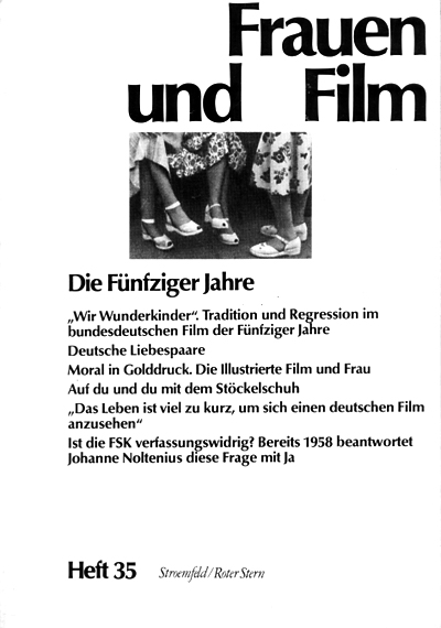 FRAUEN UND FILM magazine side cover Issue 35 October 1983