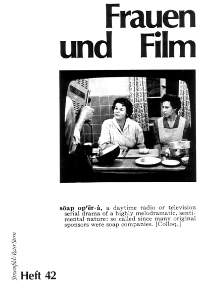 FRAUEN UND FILM magazine side cover Issue 42 August 1987