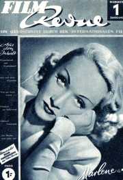 FILM REVUE magazine side cover Issue 1  1947