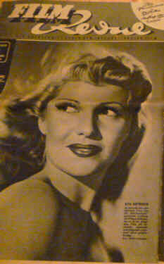 FILM REVUE magazine side cover Issue 1  1949