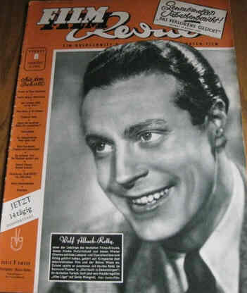FILM REVUE magazine side cover Issue 8  1949