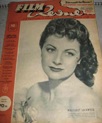 FILM REVUE magazine side cover Issue 10  1949