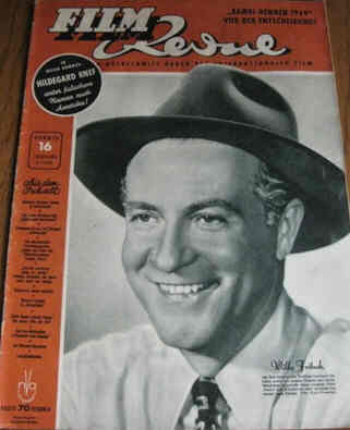 FILM REVUE magazine side cover Issue 16  1949