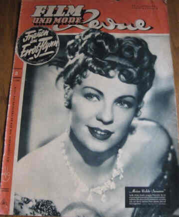 FILM REVUE magazine side cover Issue 8  1950