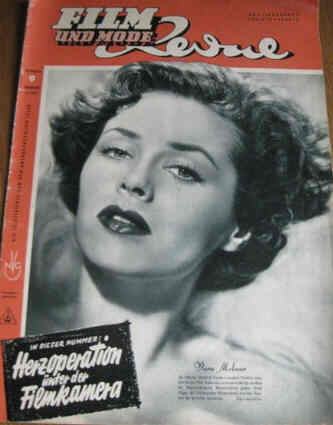 FILM REVUE magazine side cover Issue 9  1950
