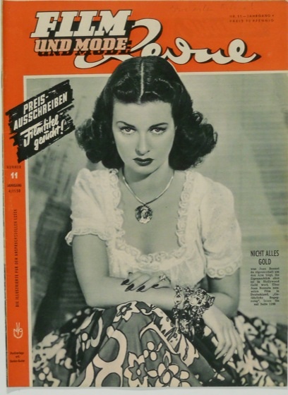 FILM REVUE magazine side cover Issue 11  1950