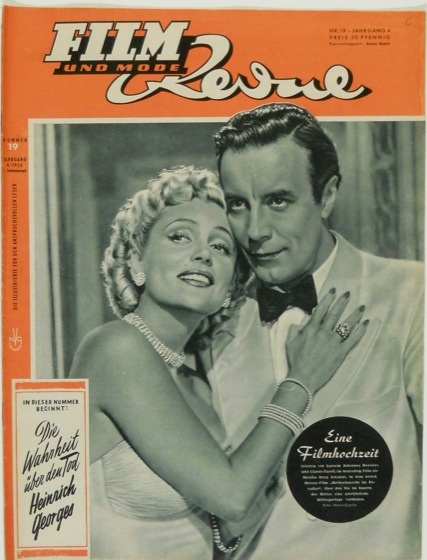 FILM REVUE magazine side cover Issue 19  1950