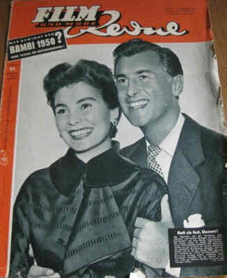 FILM REVUE magazine side cover Issue 23  1950