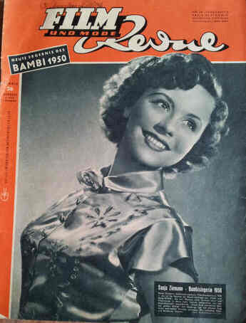 FILM REVUE magazine side cover Issue 26  1950