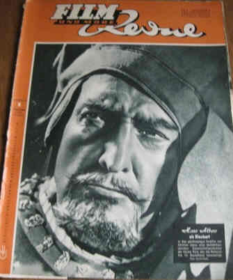 FILM REVUE magazine side cover Issue 8 12 April 1951