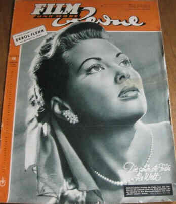 FILM REVUE magazine side cover Issue 13 21 June 1951