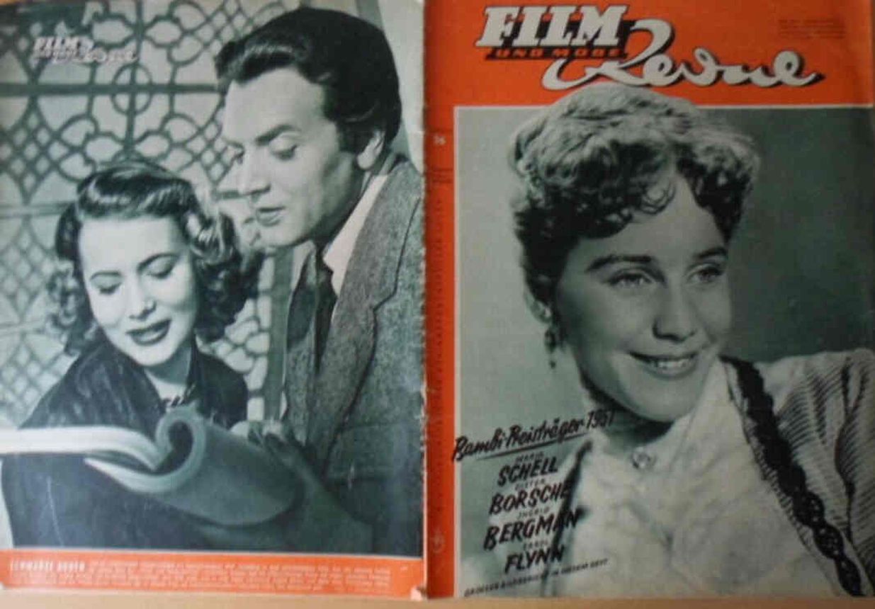 FILM REVUE magazine side cover Issue 26 20 December 1951
