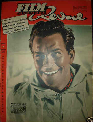 FILM REVUE magazine side cover Issue 4  1953