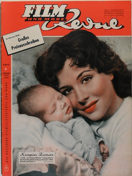 FILM REVUE magazine side cover Issue 6  1953