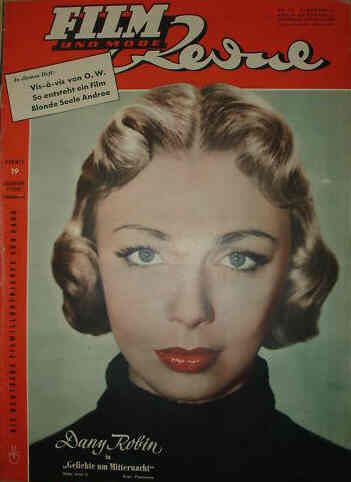 FILM REVUE magazine side cover Issue 19  1953