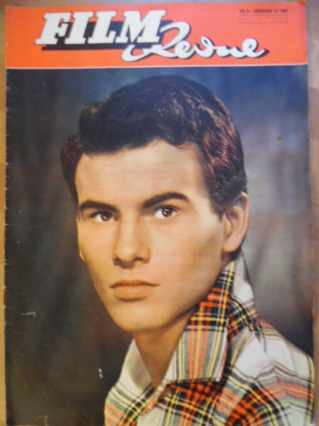 FILM REVUE magazine side cover Issue 6  1956