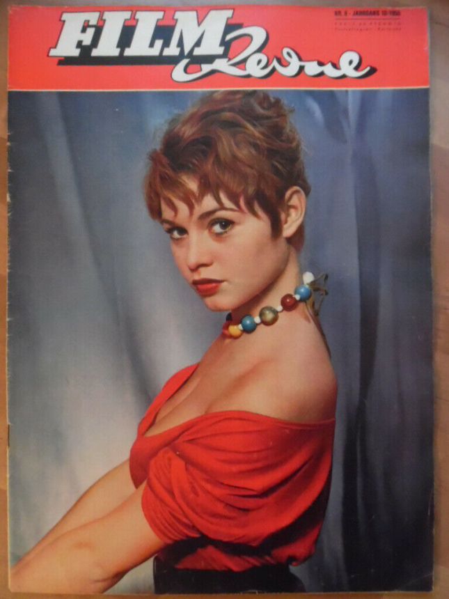 FILM REVUE magazine side cover Issue 8  1956
