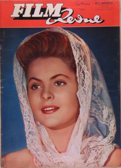 FILM REVUE magazine side cover Issue 9  1956