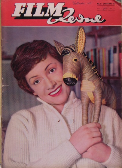 FILM REVUE magazine side cover Issue 11  1956